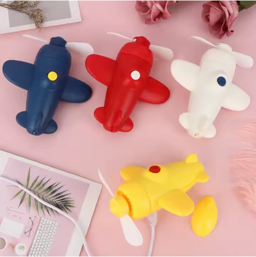 Mini chargeable airplane fan