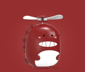 Handheld 3 in 1 cute led and mirror fan